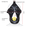 Leather Face Mask with Ball Gag style A set or accessory view