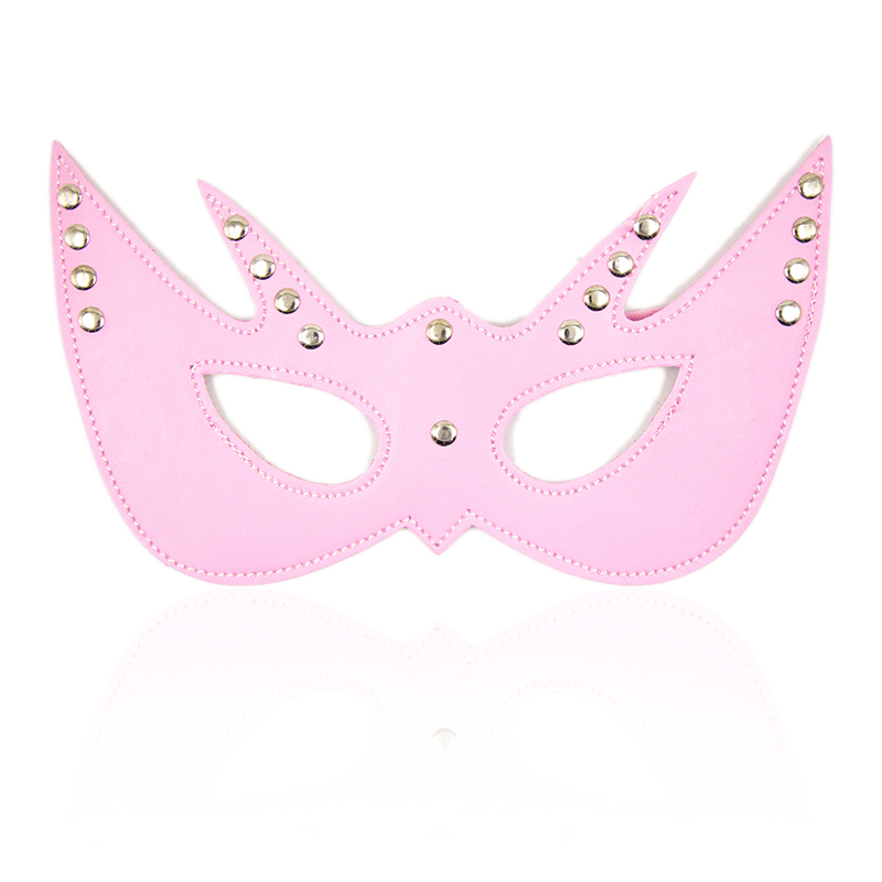 PU Leather Masquerade Eye Mask style D set or accessory view