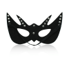 PU Leather Masquerade Eye Mask style E alternate angle view