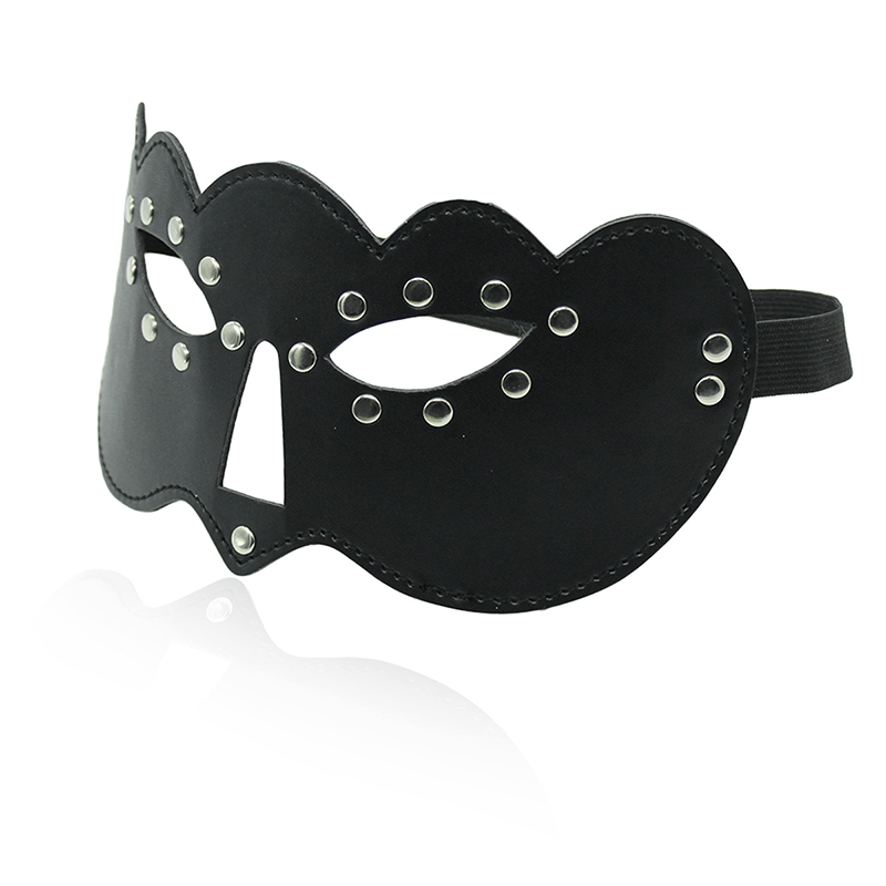 PU Leather Masquerade Eye Mask style G close-up product detail
