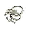 Rose Gold Metal Handcuffs front angle detail