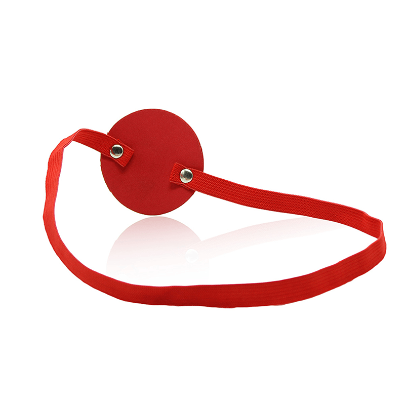 Single Eye Leather Blindfold Mask style A catalog image view