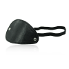 Single Eye Leather Blindfold Mask style B detail view for shoppers