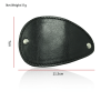 Single Eye Leather Blindfold Mask style B alternate angle view
