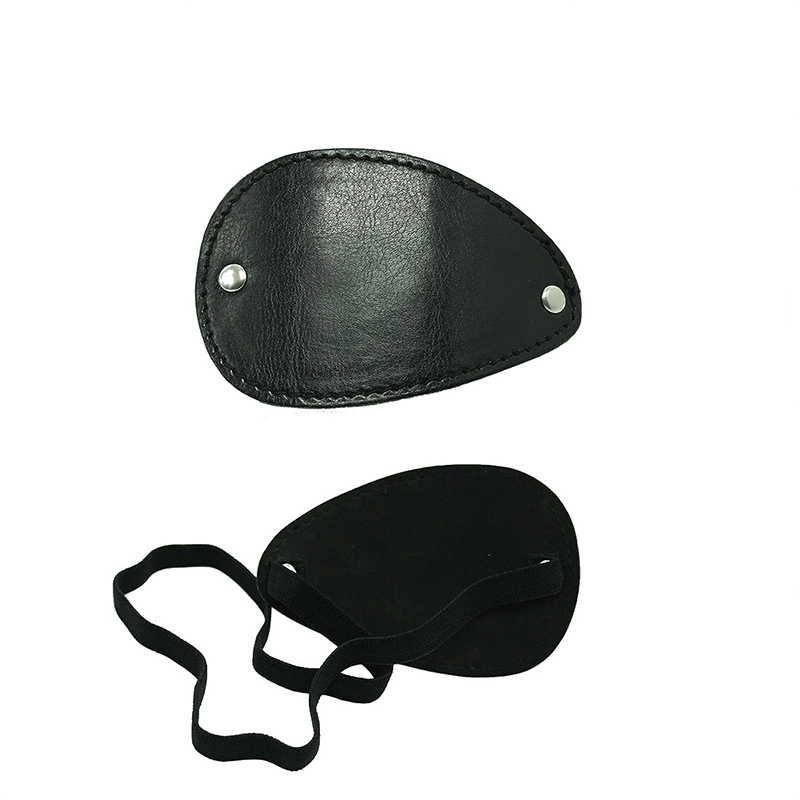 Single Eye Leather Blindfold Mask style B product layout view