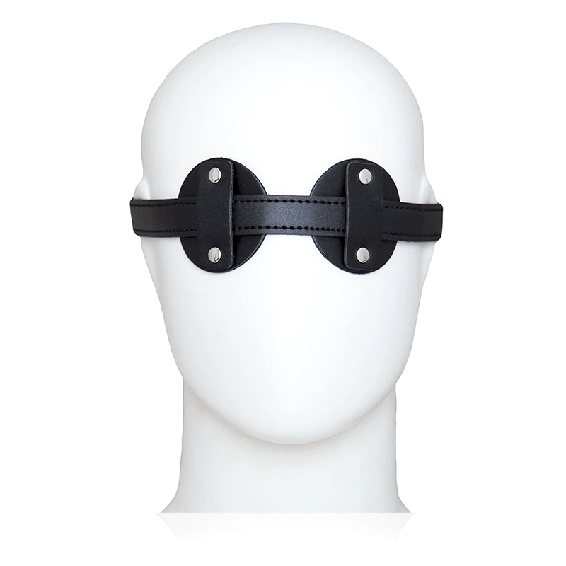 Single Eye Leather Blindfold Mask style C main product view